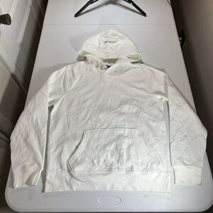 New blank POLO RALPH LAUREN Fleece Pullover Hoodie in White SZ. L kids